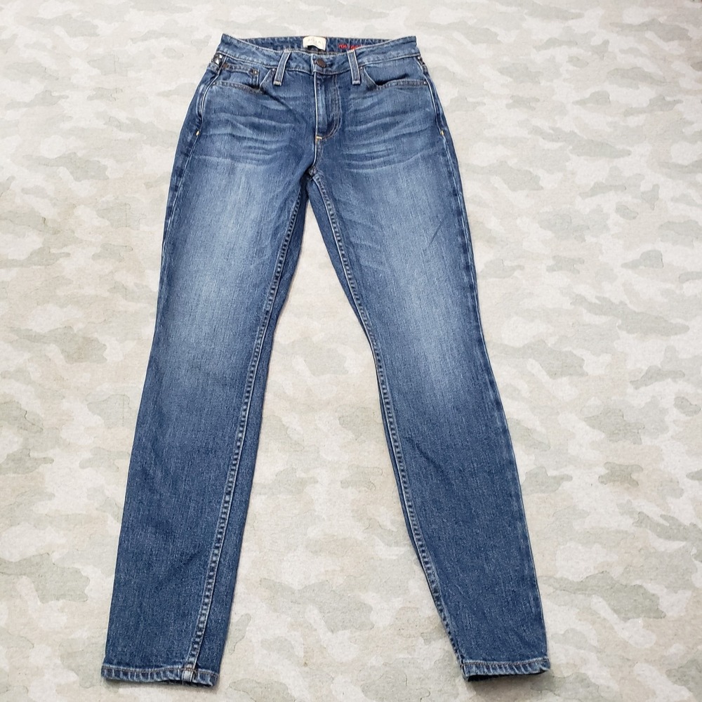AO.LA Los Angeles Jeans Womens 27 Blue Skinny Pockets Denim Medium Wash